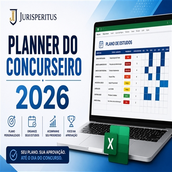 Planner do Concurseiro SEDES - DF 2026 Especialista Superior - Jurisperitus
